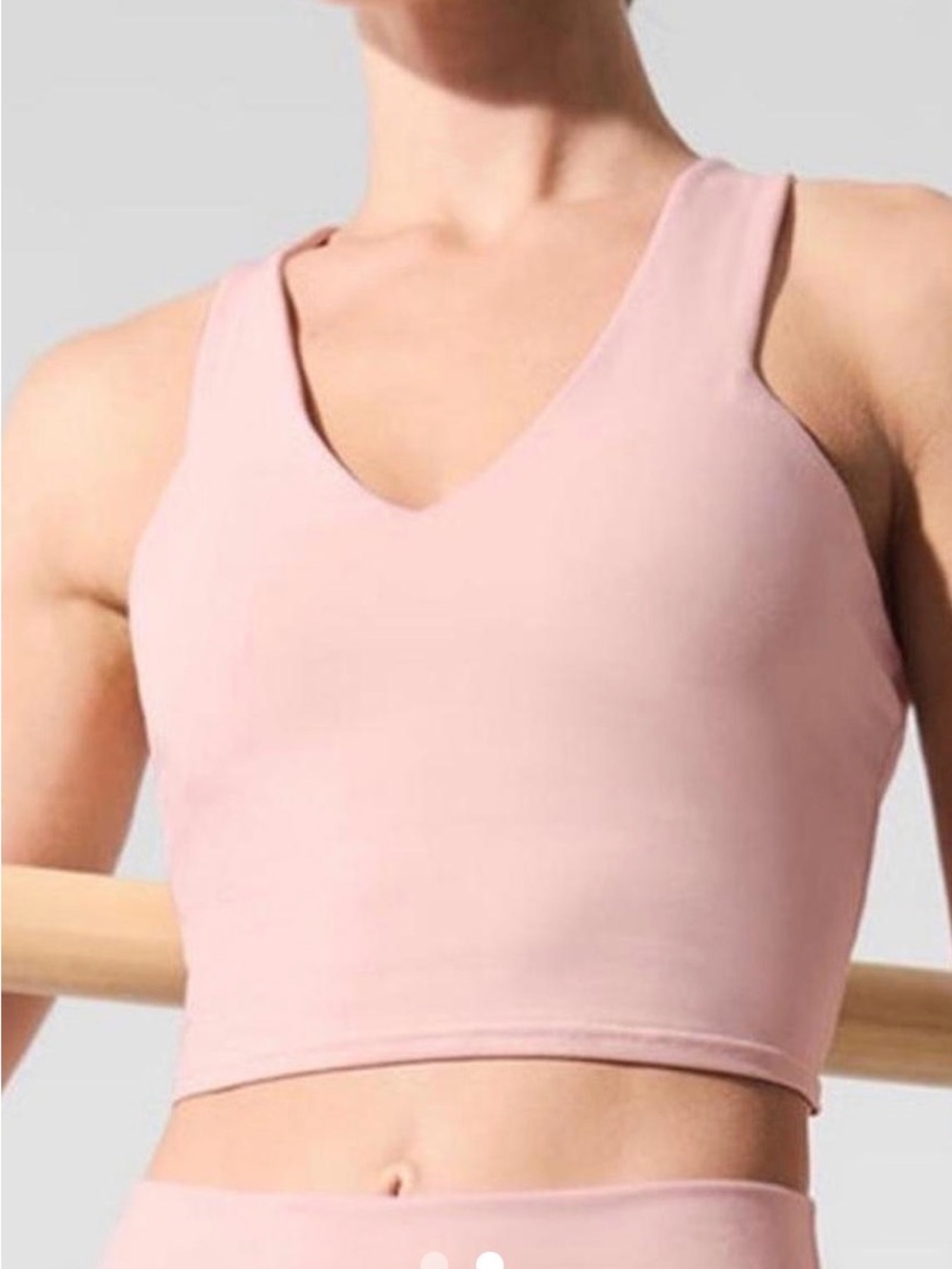 Alo Yoga Airbrush Real Bra Tank in Pink Sz m